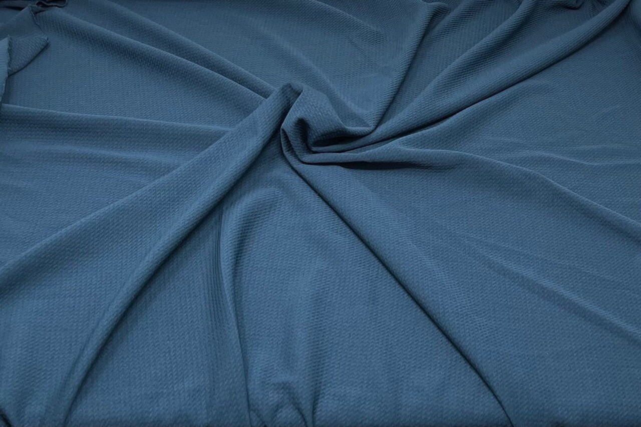 1 Yard Bullet Knit Fabric Solid Color For Structured Garments Bows Headwraps 60 Inch Wide